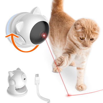 Automatic Cat Toys Interactive Smart Teasing Pet LED Laser Funny Handheld Mode Electronic Pet for All Cats Laserlampje Kat