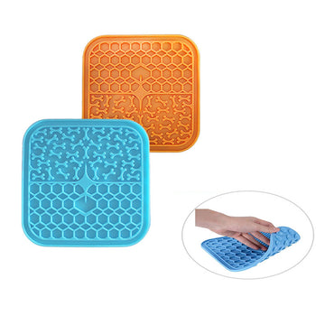 Silicone Dog Licking Pad Slow Food Plate