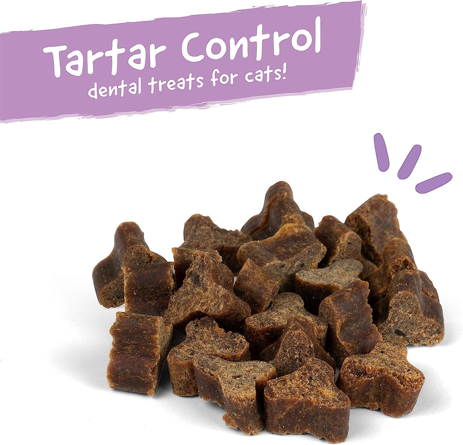 for Pets Cat Dental Care Cat Treats, Yummies | Tartar Control Cat Treats for Adult Cats in Delicious Tuna Flavor Baking Soda Cat Treats, XS (2.5 Oz)